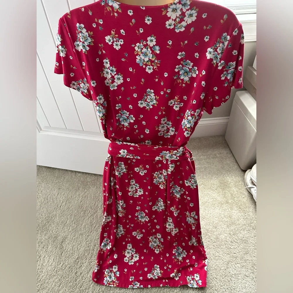 NWT Loft Floral Wrap Dress - Picture 3 of 4